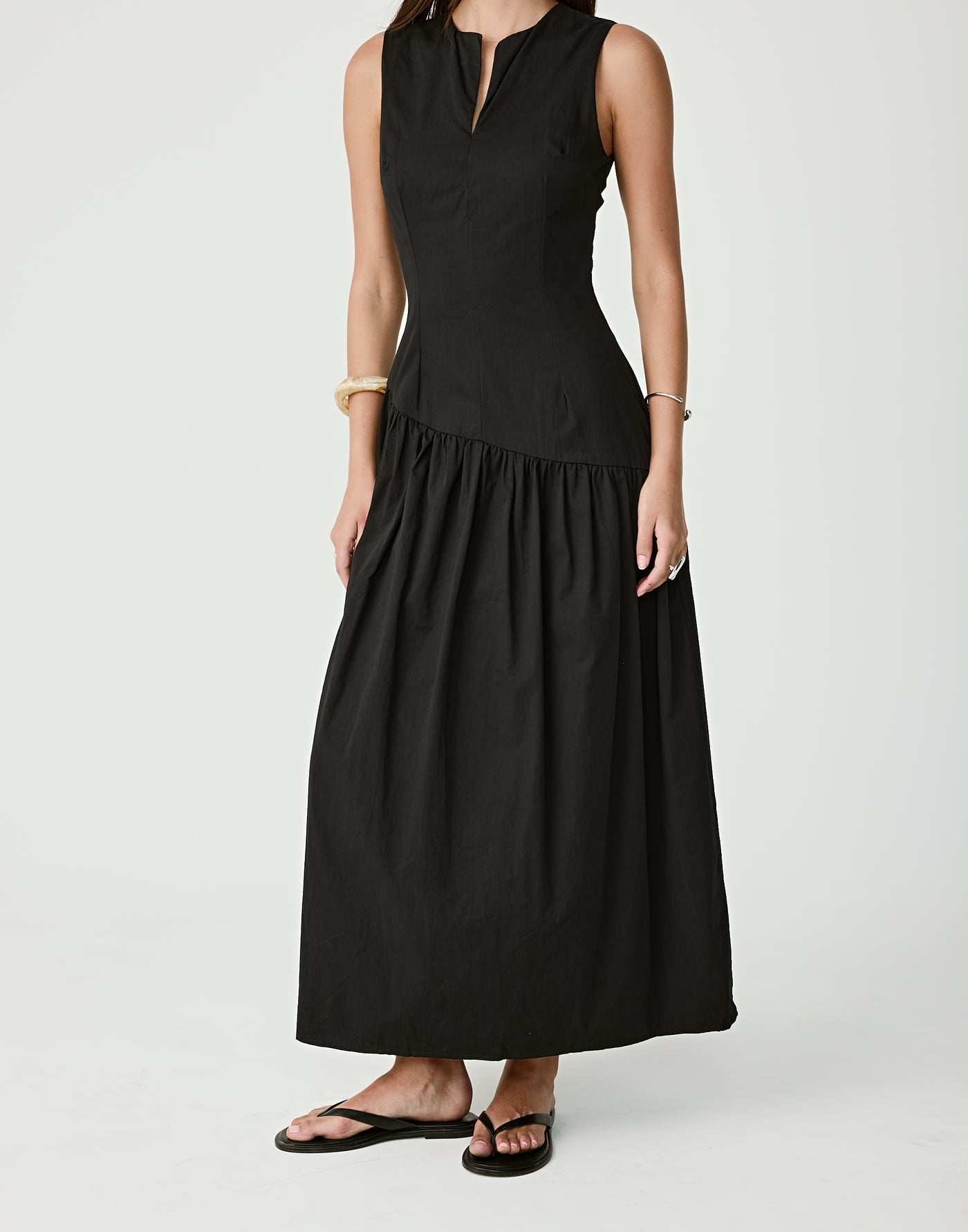  - Women's Dress - Charcoal Clothing