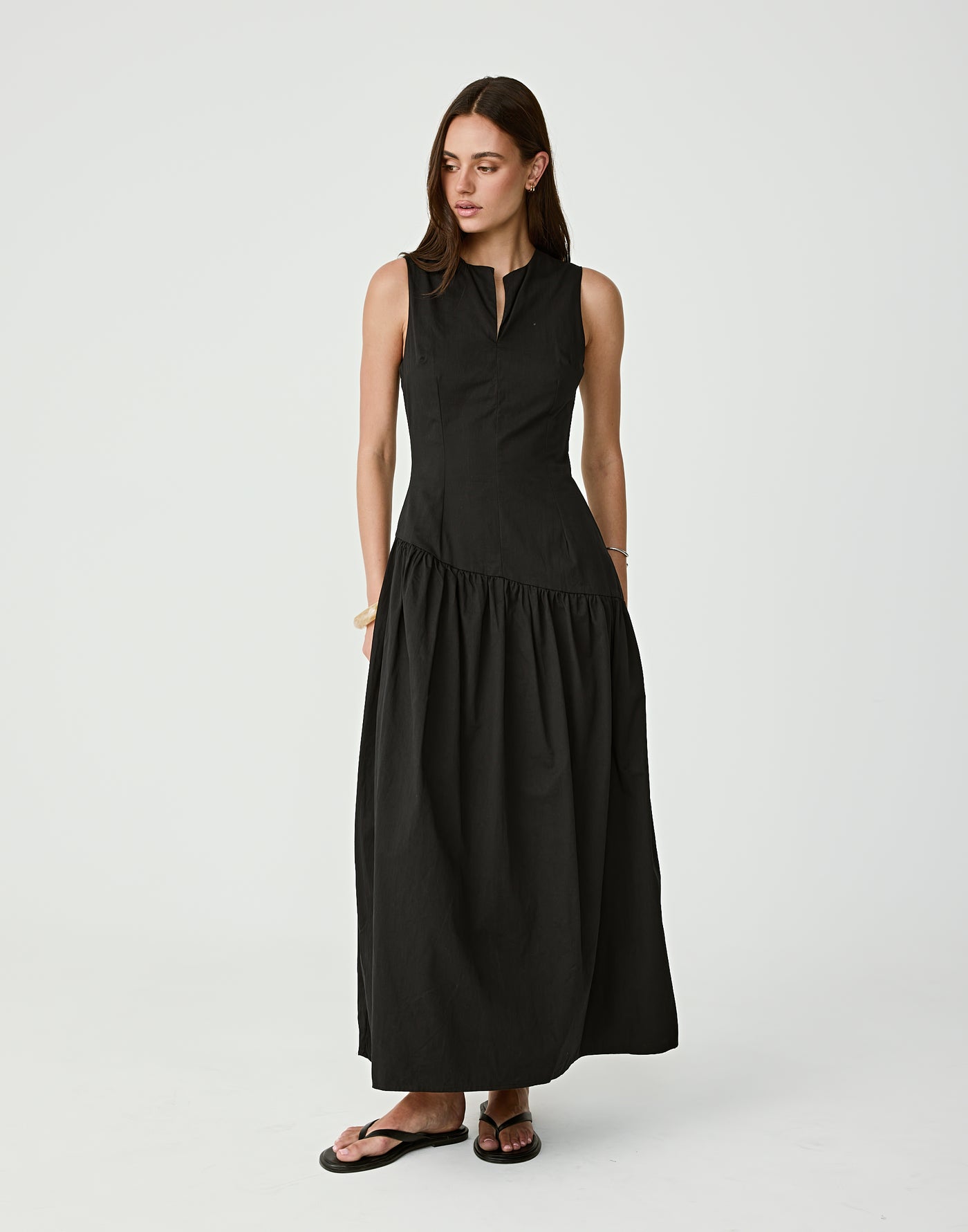  - Women's Dress - Charcoal Clothing
