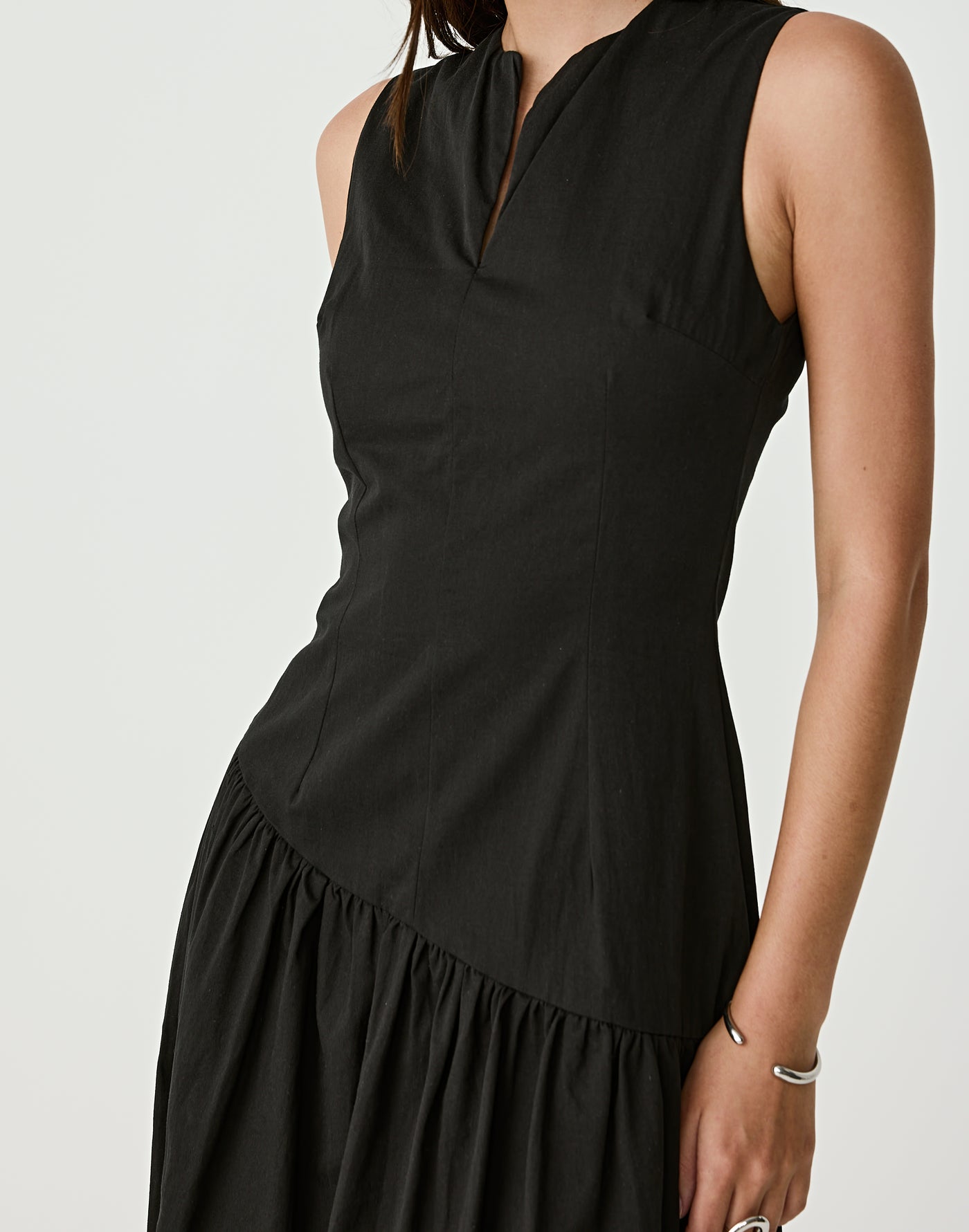  - Women's Dress - Charcoal Clothing