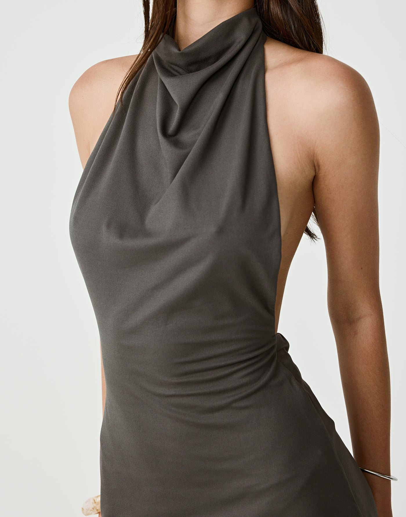  - Women's Dress - Charcoal Clothing