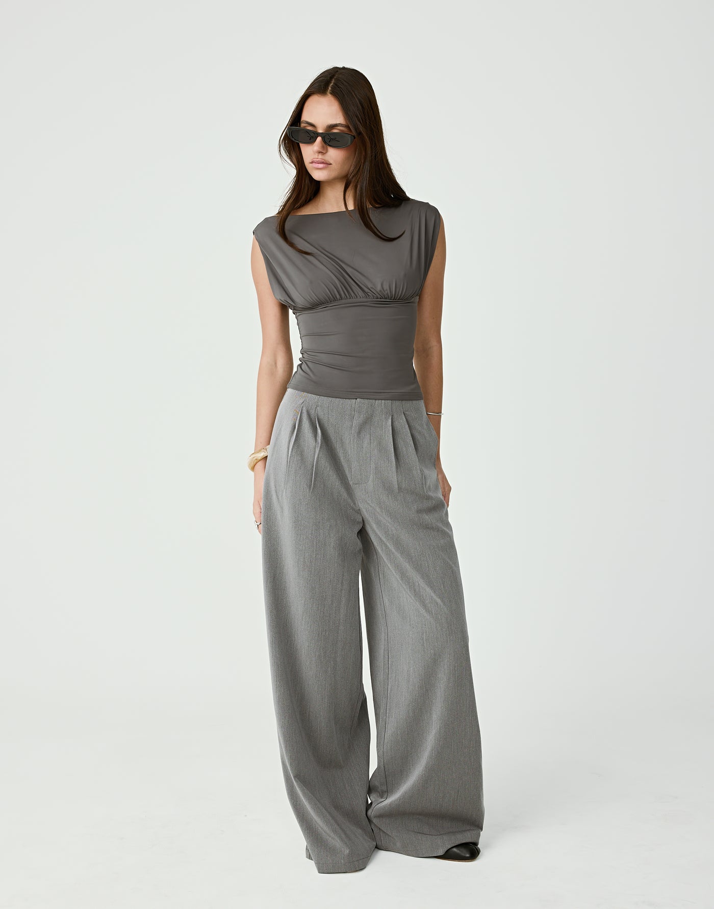  - Women's Top - Charcoal Clothing