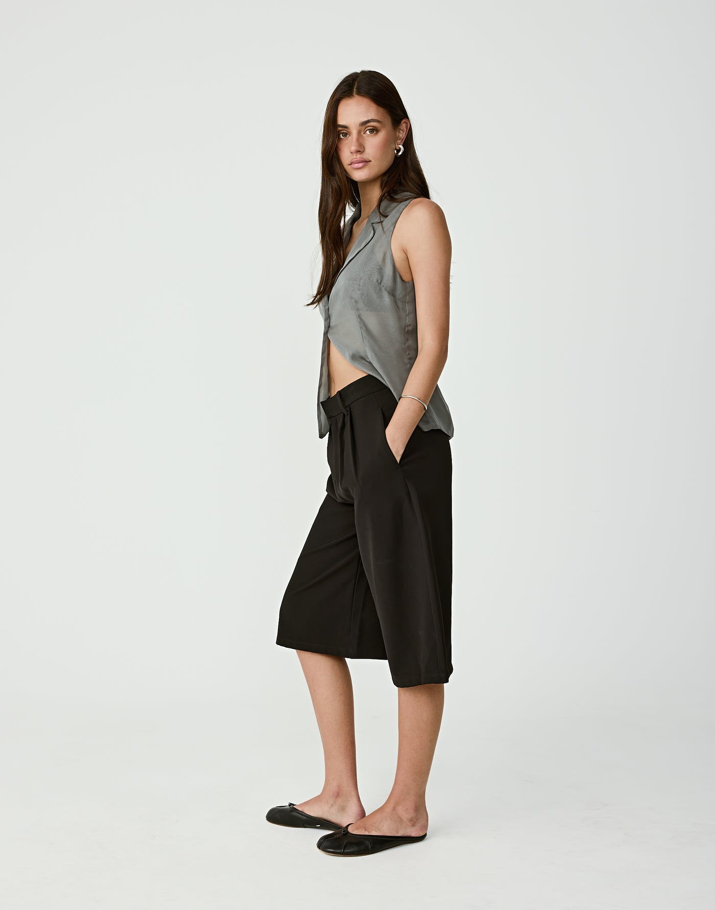  - Women's Top - Charcoal Clothing