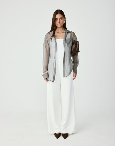  - Women's Top - Charcoal Clothing