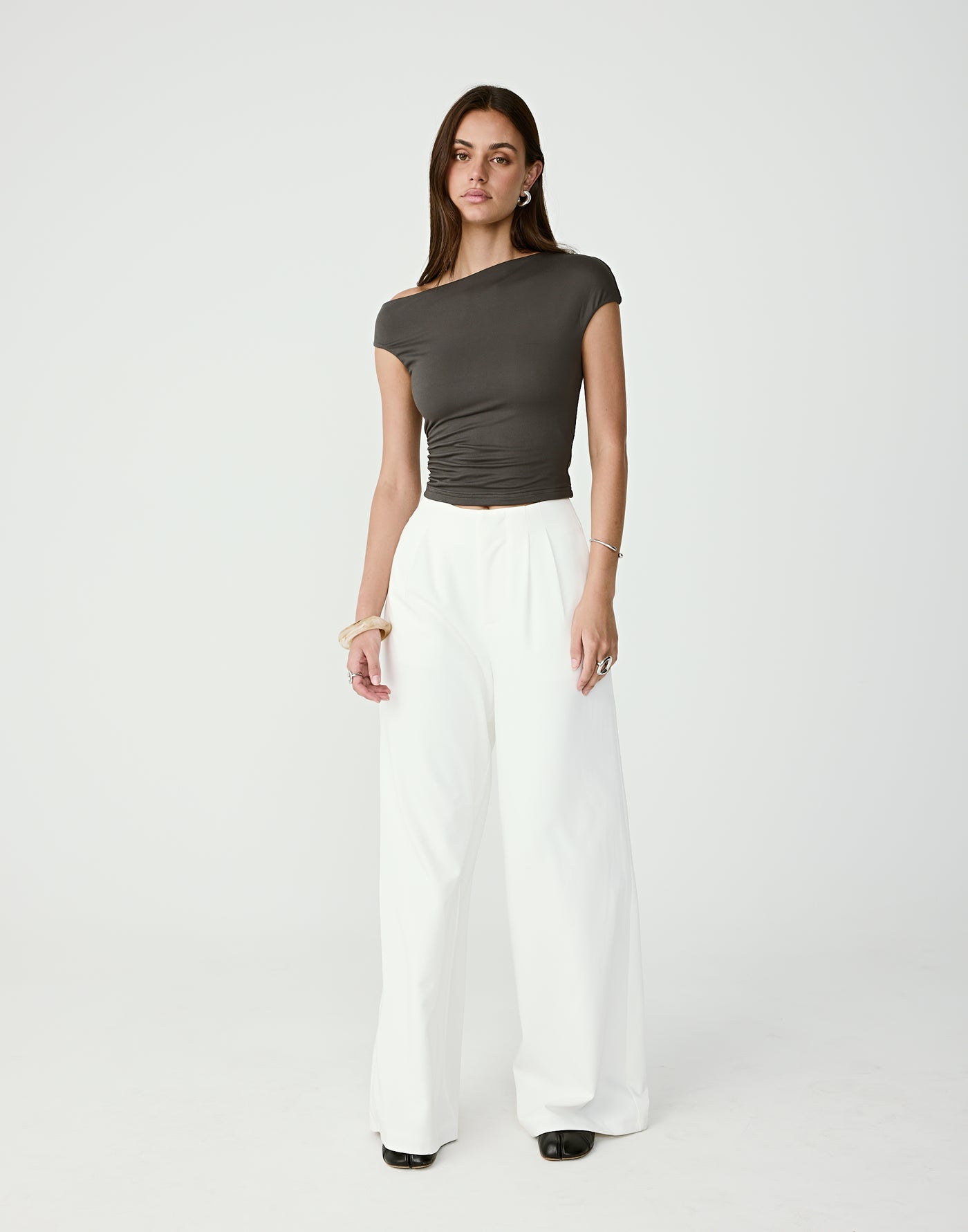  - Women's Top - Charcoal Clothing