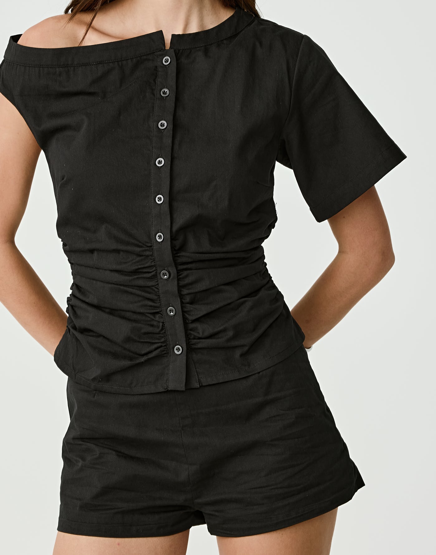  - Women's Top - Charcoal Clothing