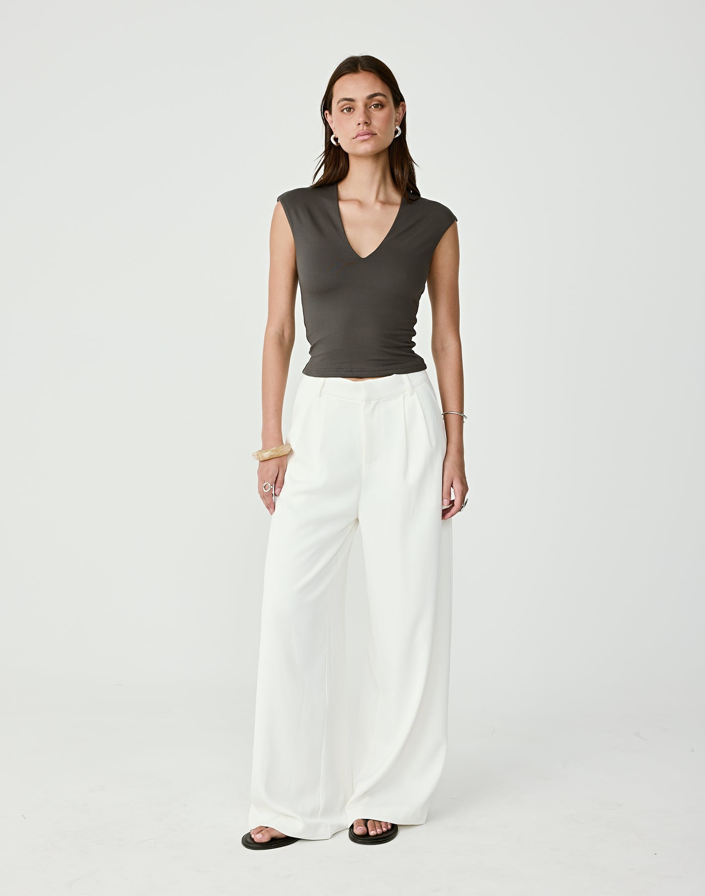  - Women's Top - Charcoal Clothing