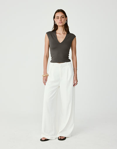  - Women's Top - Charcoal Clothing