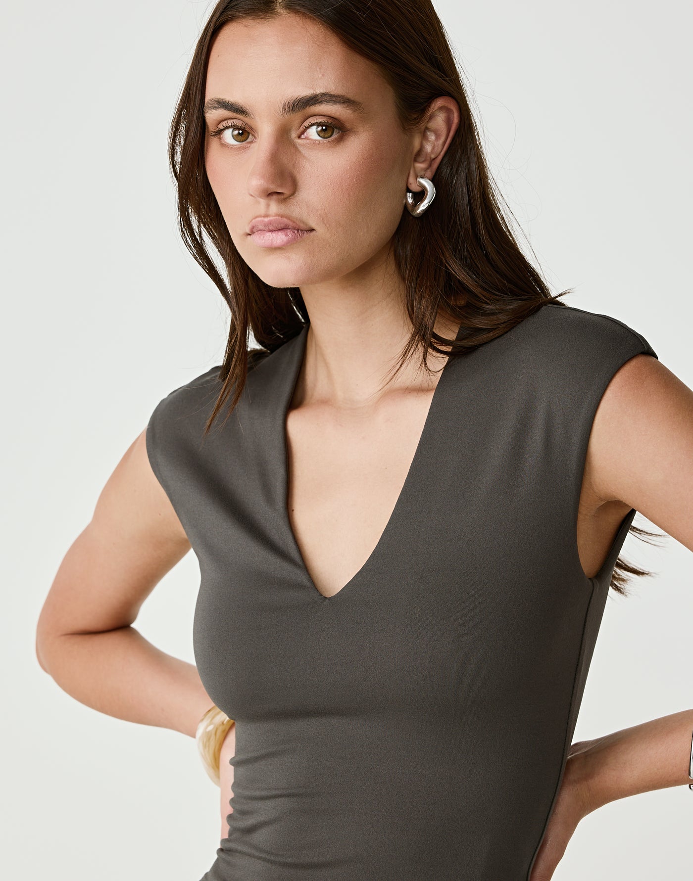  - Women's Top - Charcoal Clothing