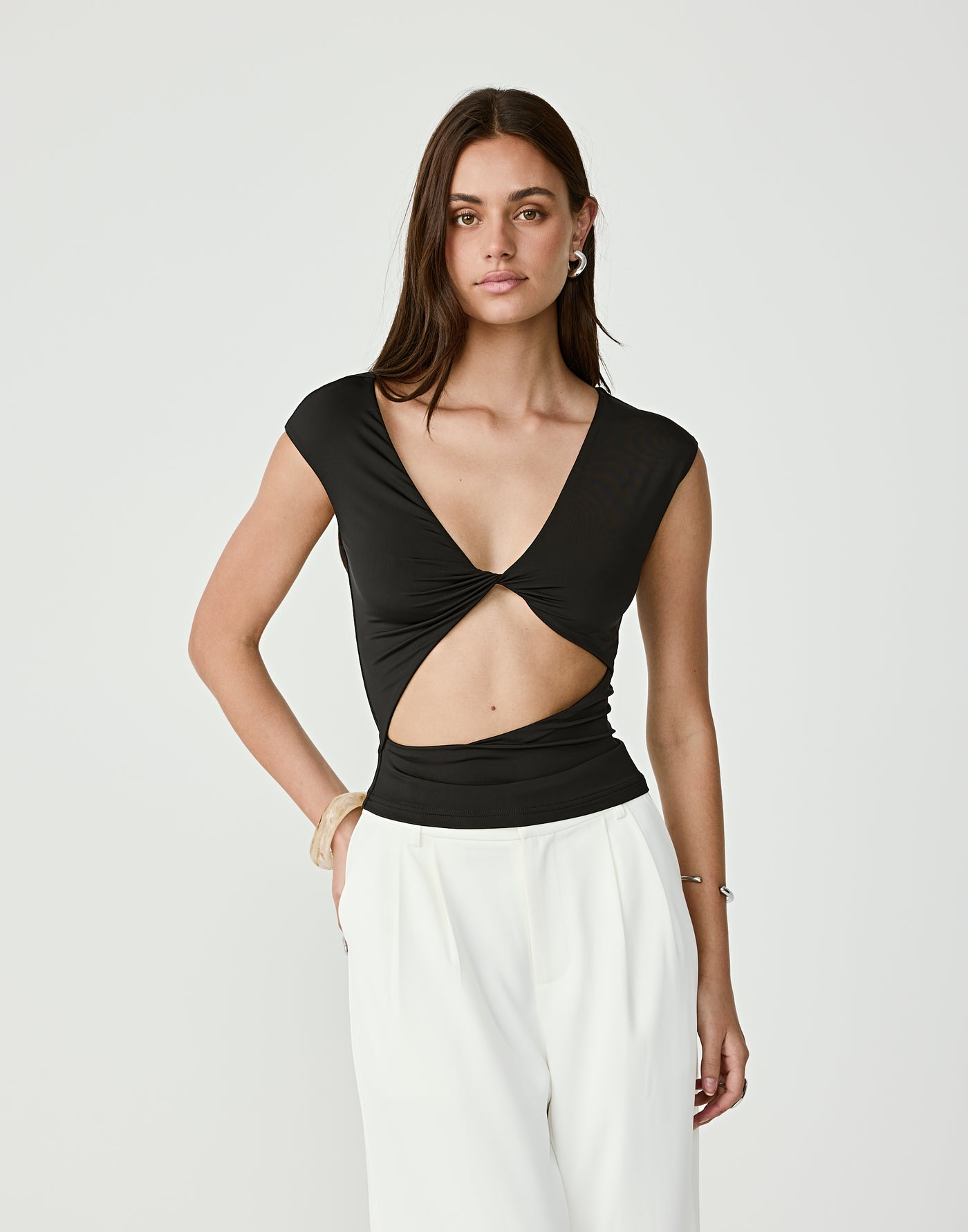  - Women's Top - Charcoal Clothing