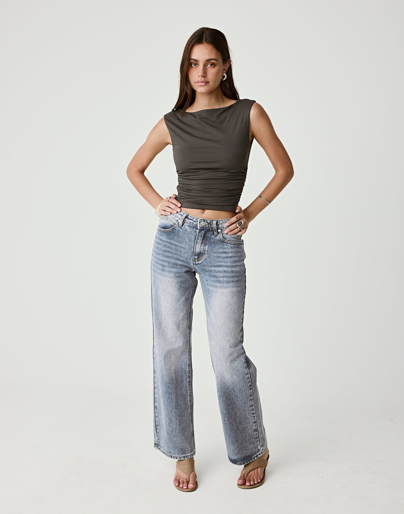  - Women's Top - Charcoal Clothing