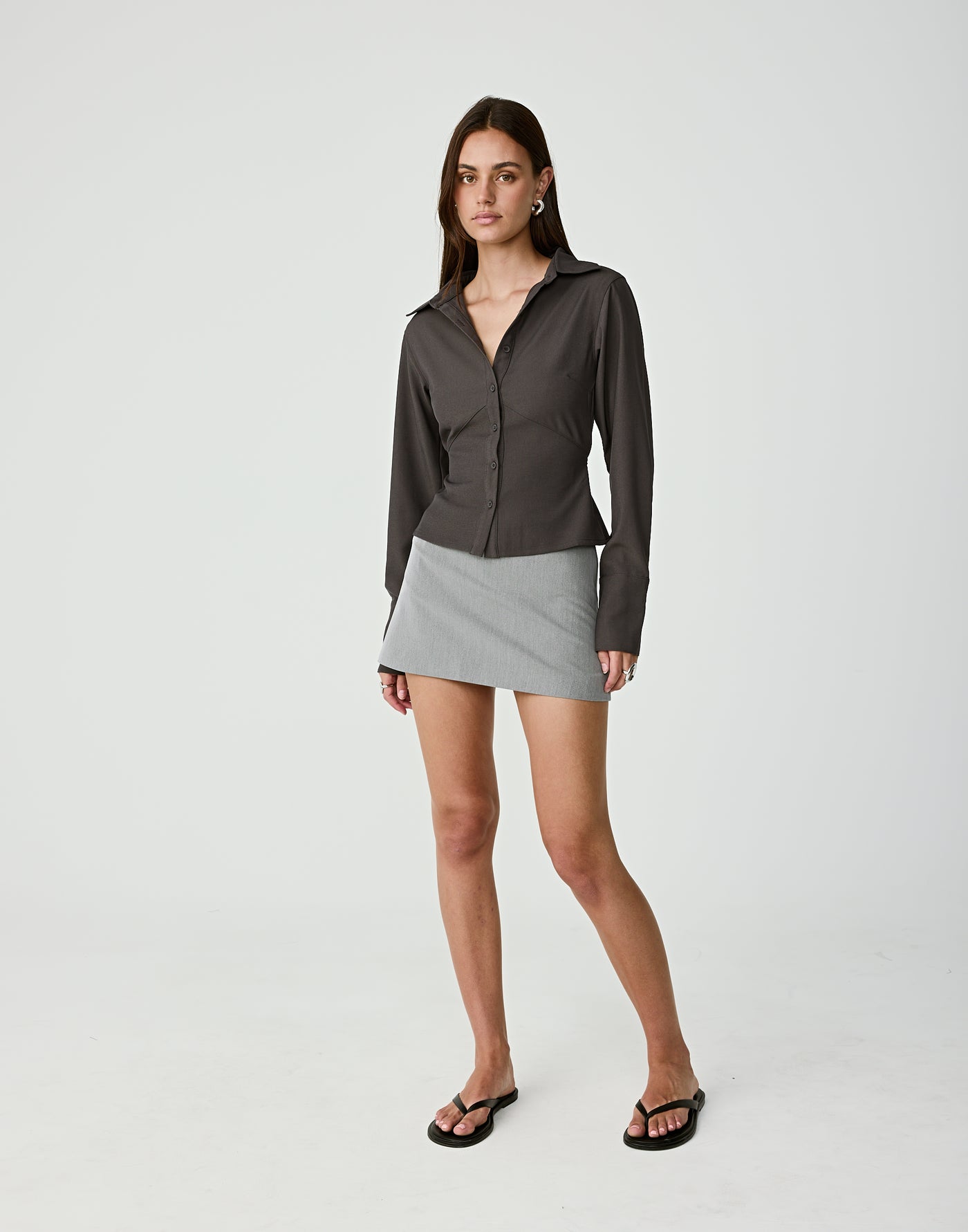  - Women's Top - Charcoal Clothing