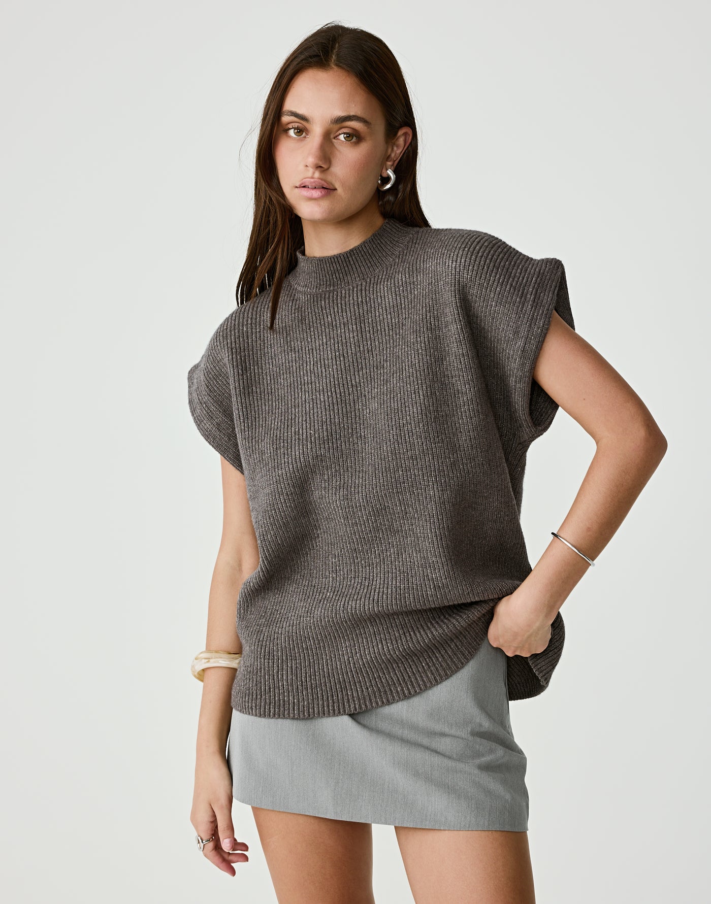  - Women's Top - Charcoal Clothing