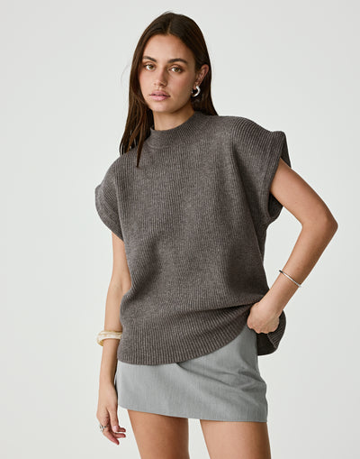  - Women's Top - Charcoal Clothing