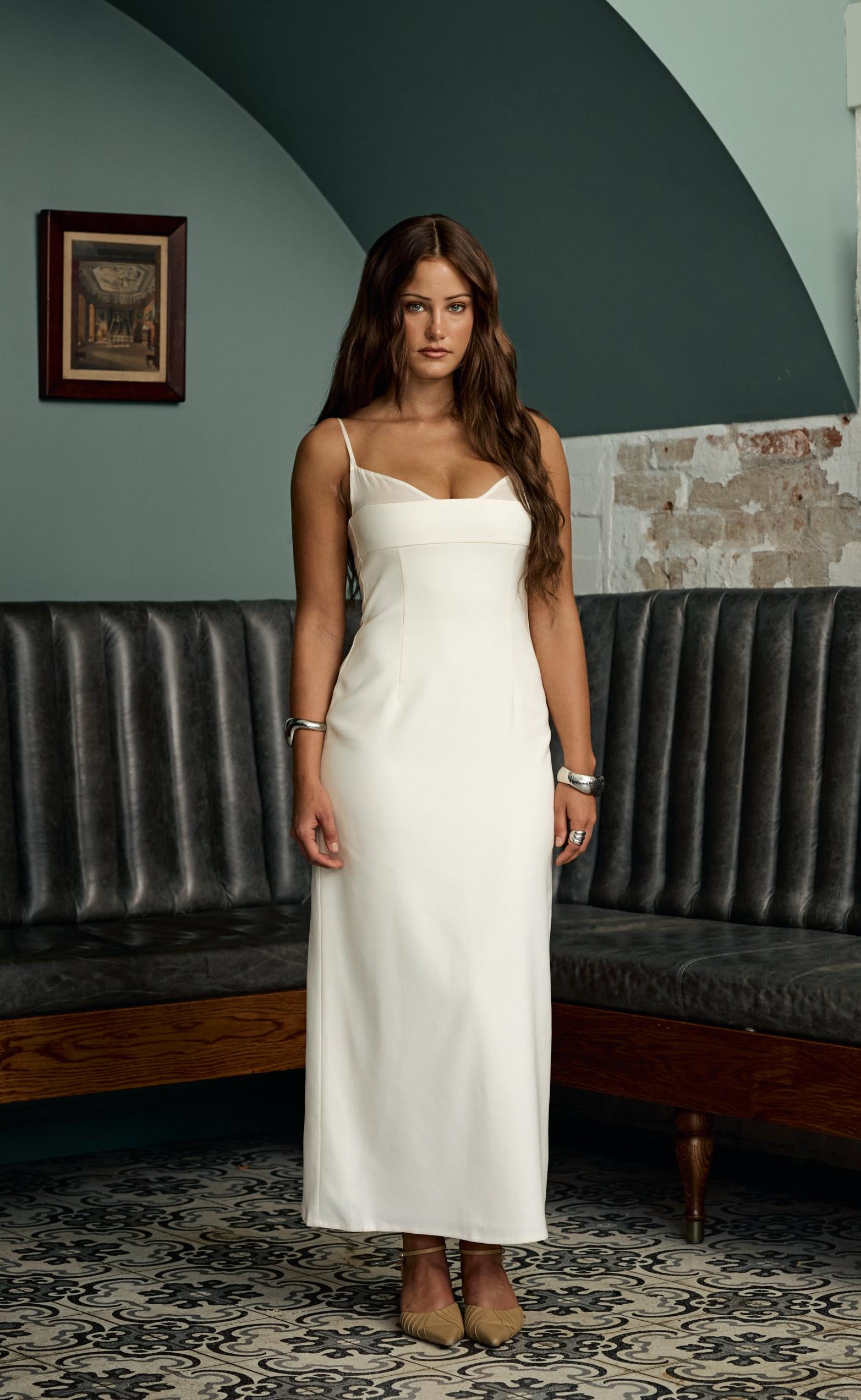  - Women's Dress - Charcoal Clothing