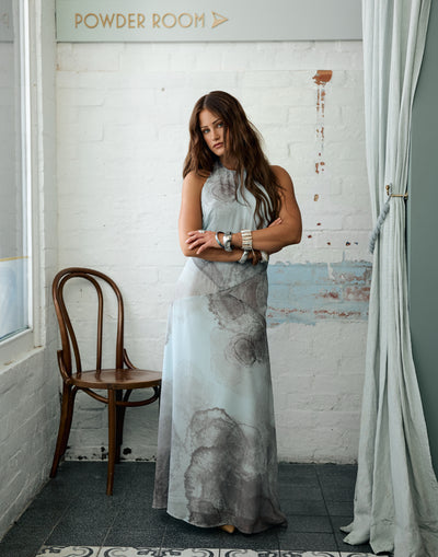  - Women's Dress - Charcoal Clothing