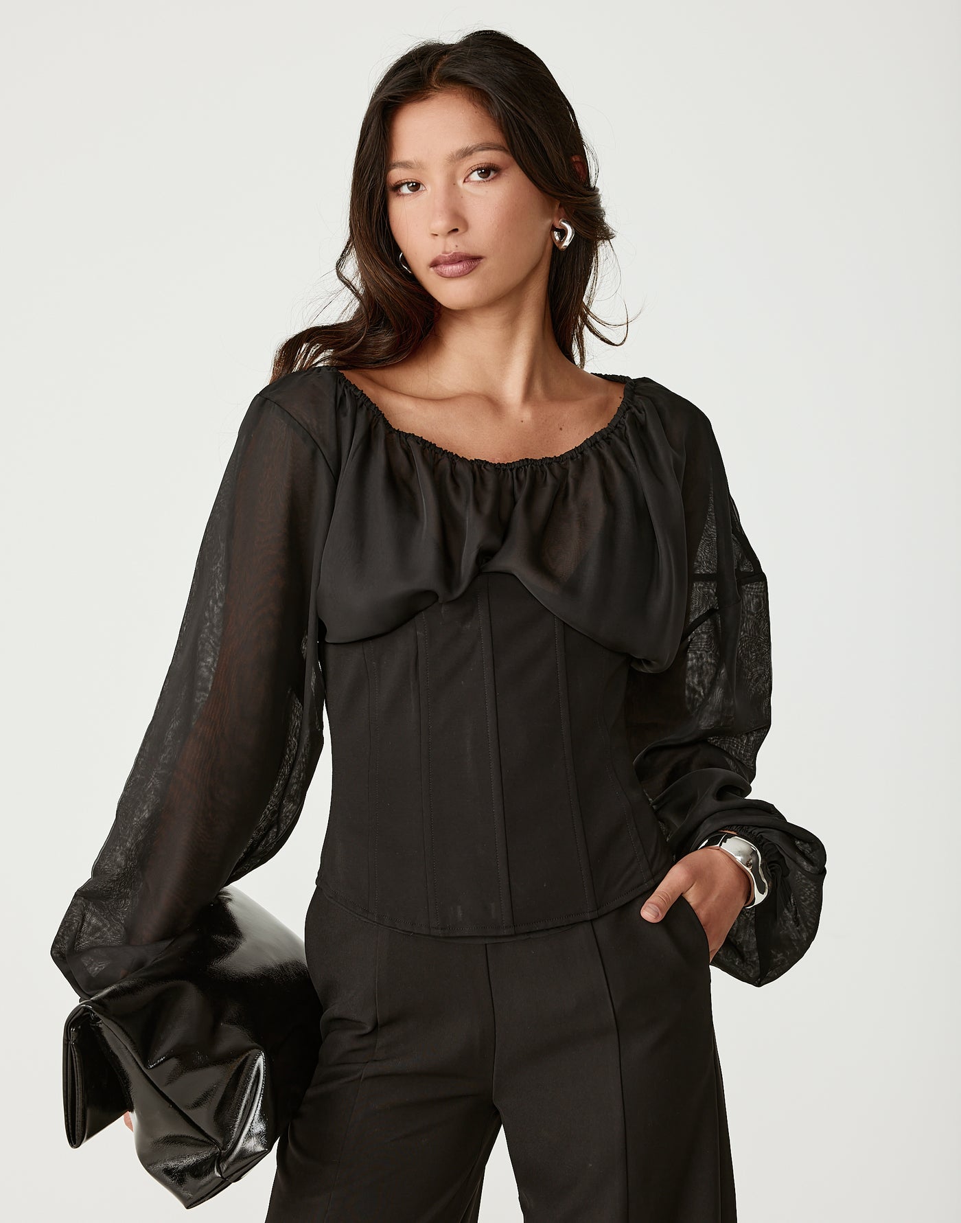  - Women's Top - Charcoal Clothing