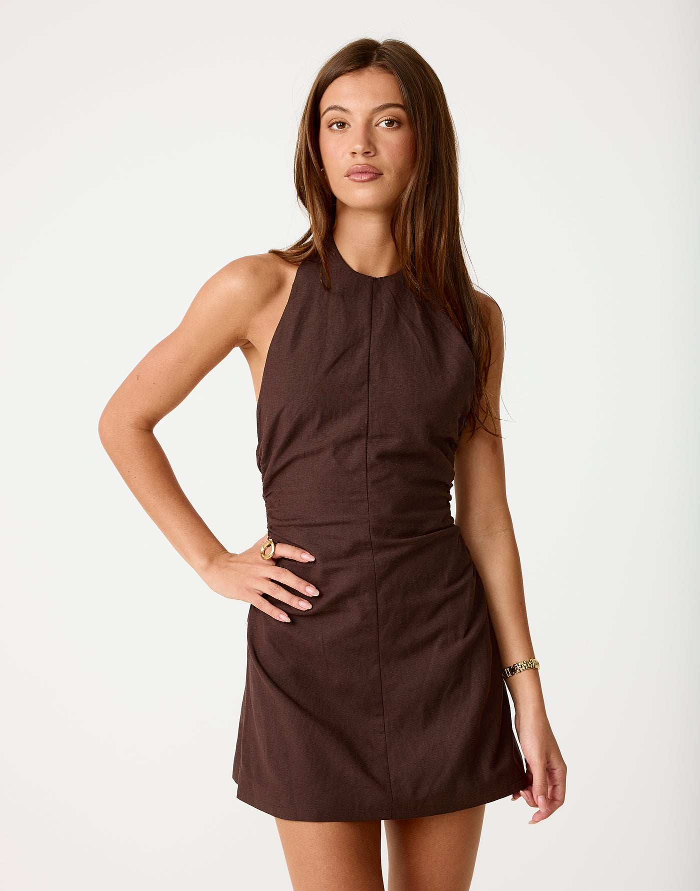  - Women's Dress - Charcoal Clothing