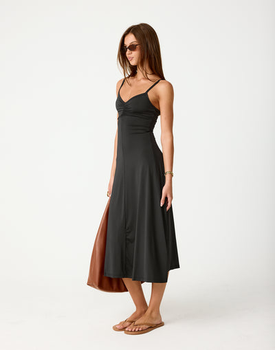  - Women's Dress - Charcoal Clothing