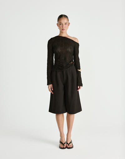  - Women's Top - Charcoal Clothing