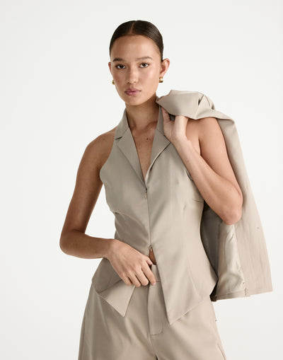  - Women's Top - Charcoal Clothing