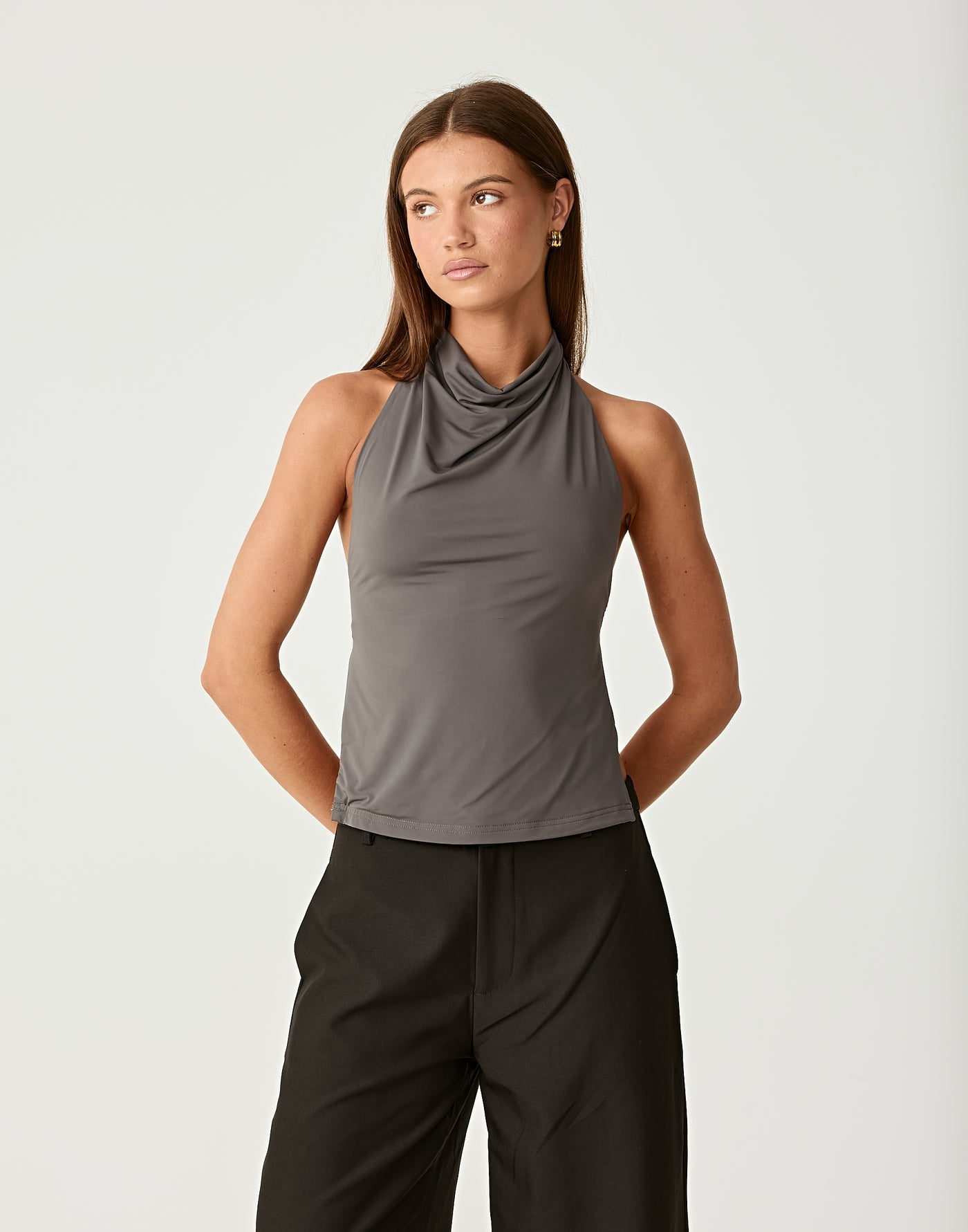  - Women's Top - Charcoal Clothing