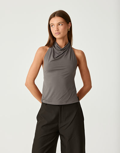  - Women's Top - Charcoal Clothing