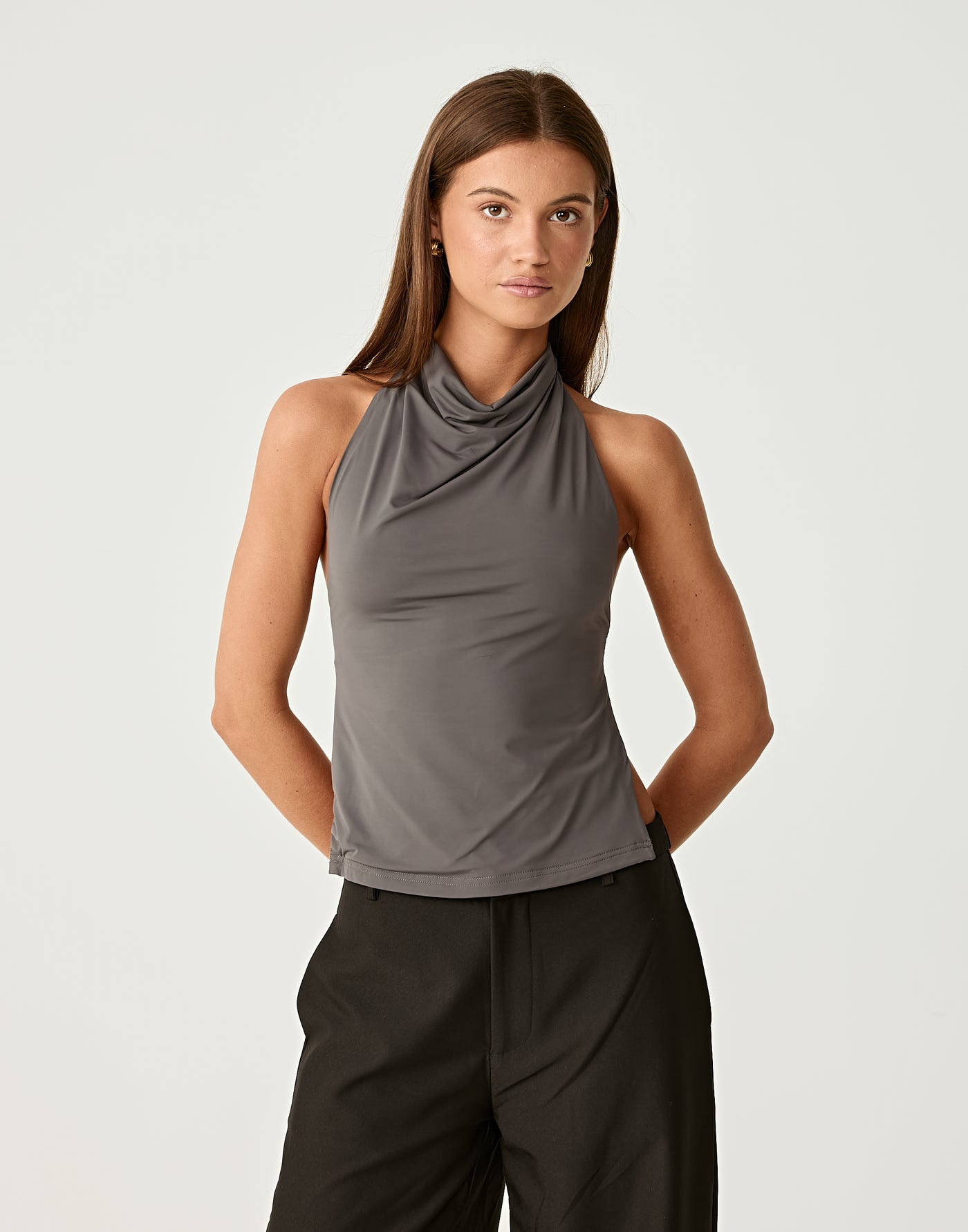  - Women's Top - Charcoal Clothing
