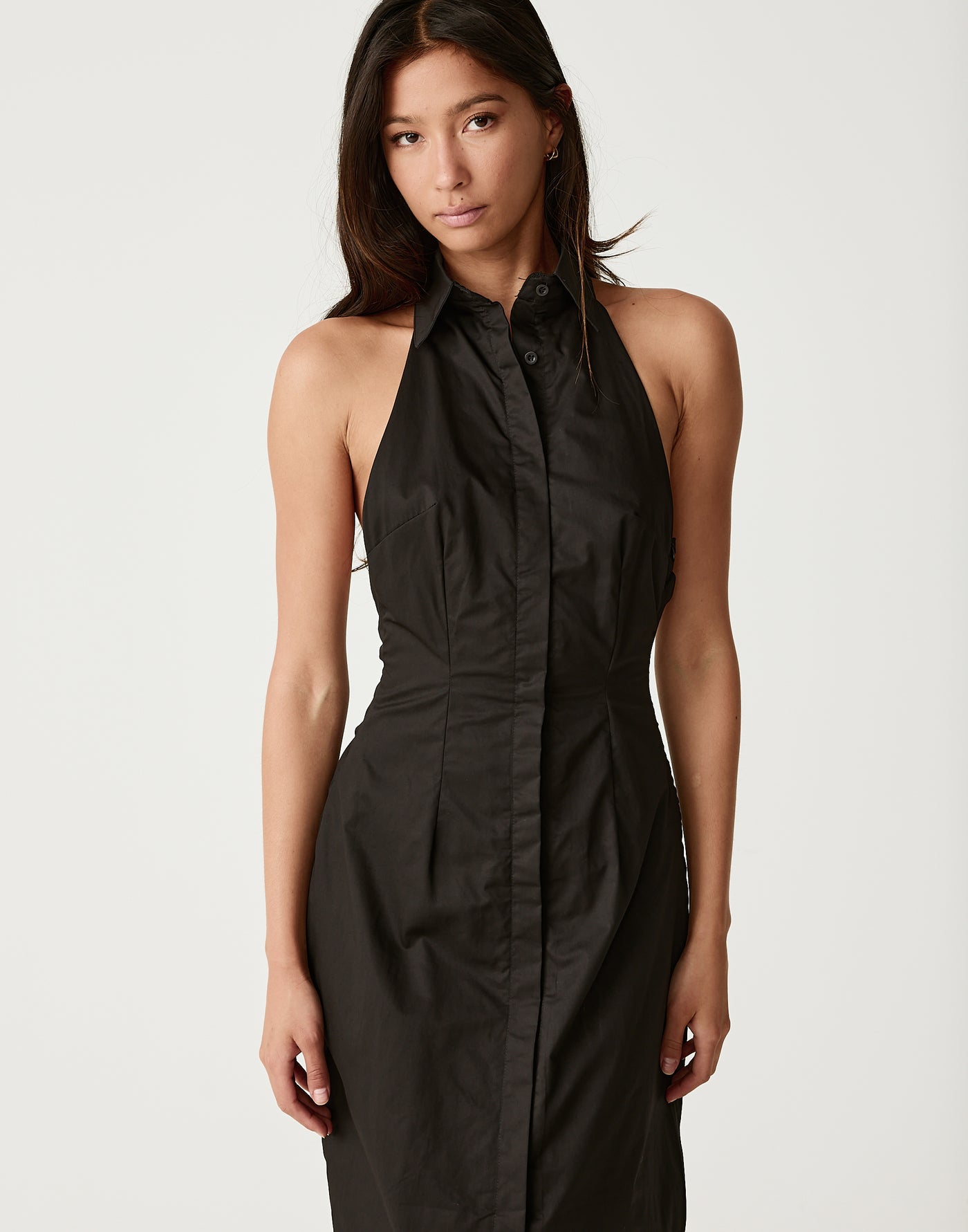  - Women's Dress - Charcoal Clothing