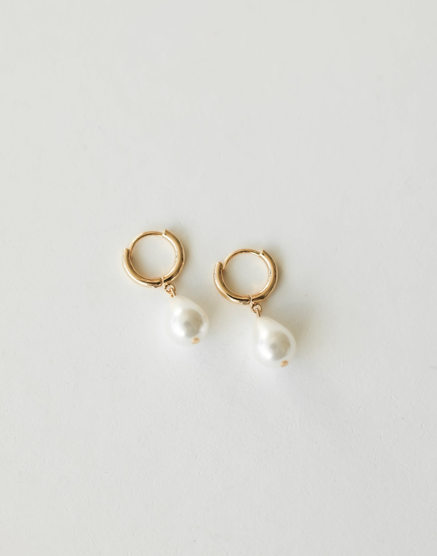 Gemma Earrings (Gold) - Pearl Detail Gold Earring - Women's Accessories - Charcoal Clothing