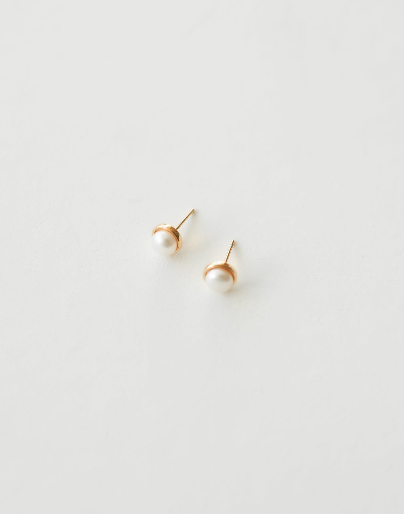 Aluna Earrings (Gold) - Stud Pearl Earrings - Women's Accessories - Charcoal Clothing