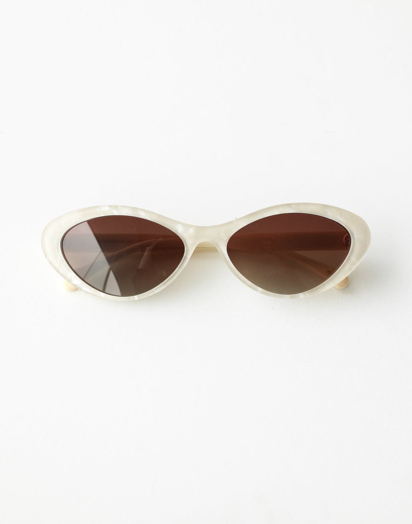 The Ferragni Sunglasses (Cream Tort Honey Fade) - By Banbé - - Women's Accessories - Charcoal Clothing