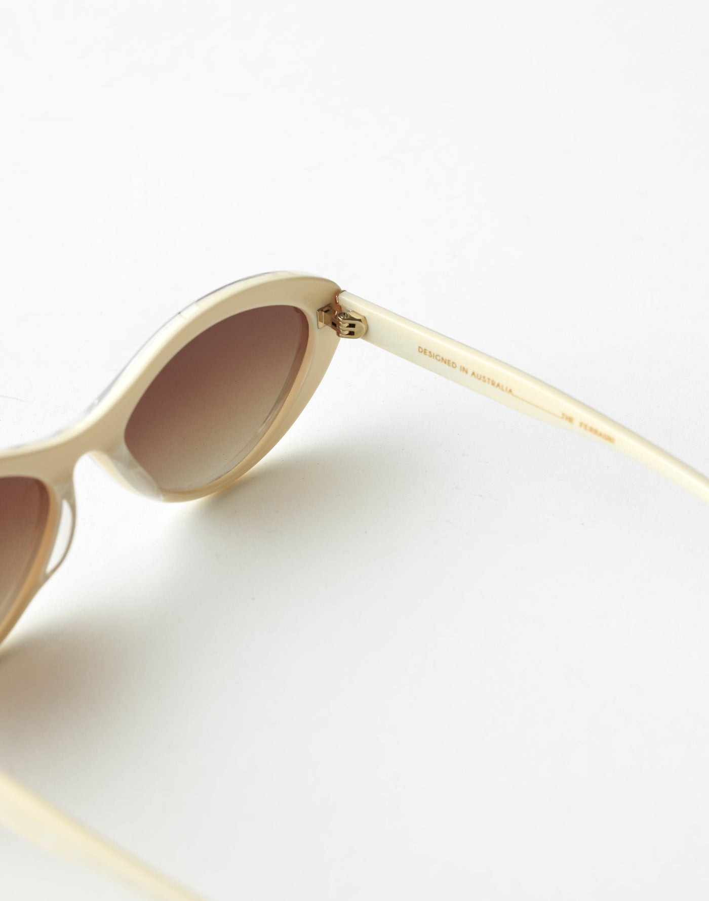 The Ferragni Sunglasses (Cream Tort Honey Fade) - By Banbé - - Women's Accessories - Charcoal Clothing