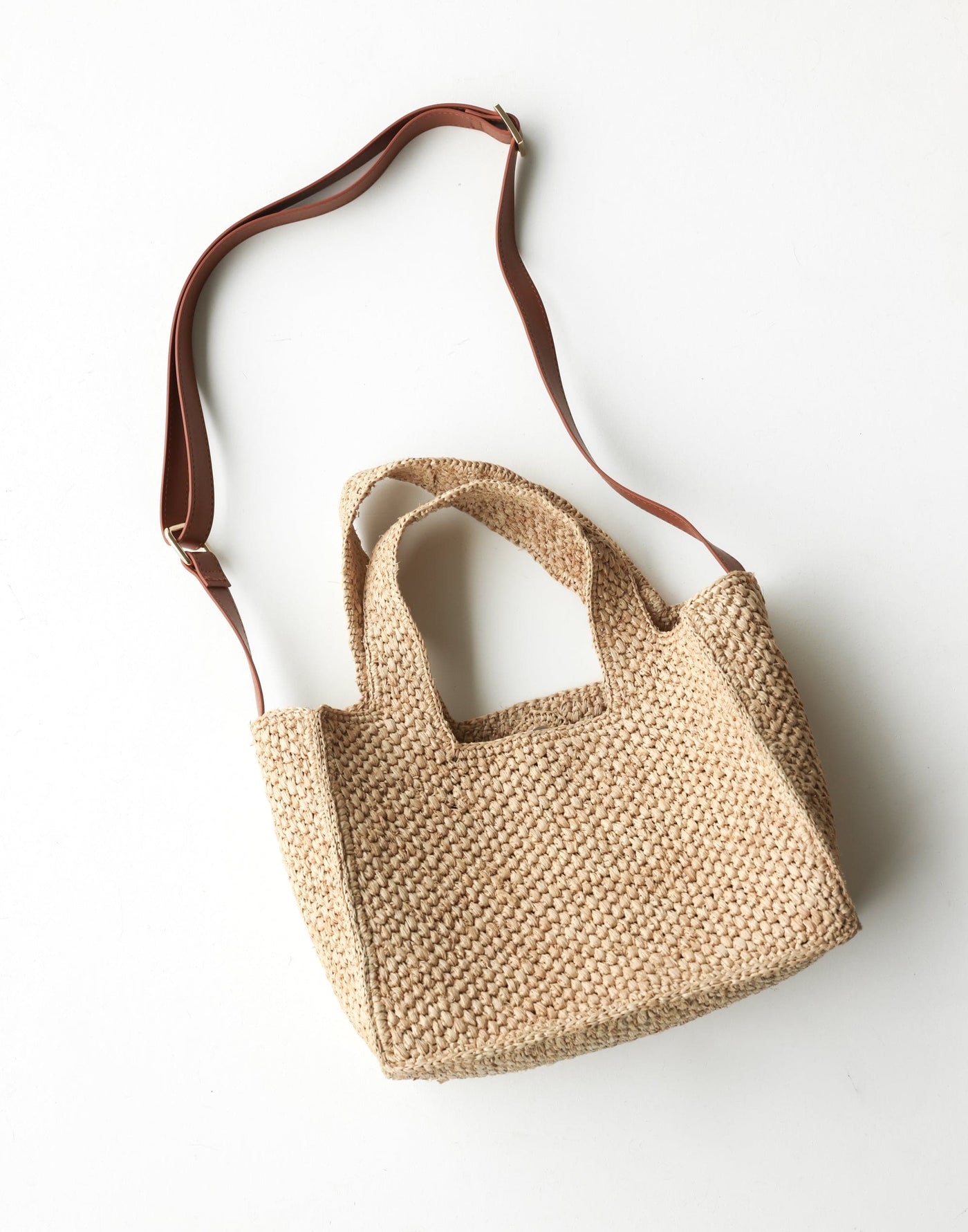 Vashti Handle Bag (Natural Raffia) - By Billini - - Women's Accessories - Charcoal Clothing