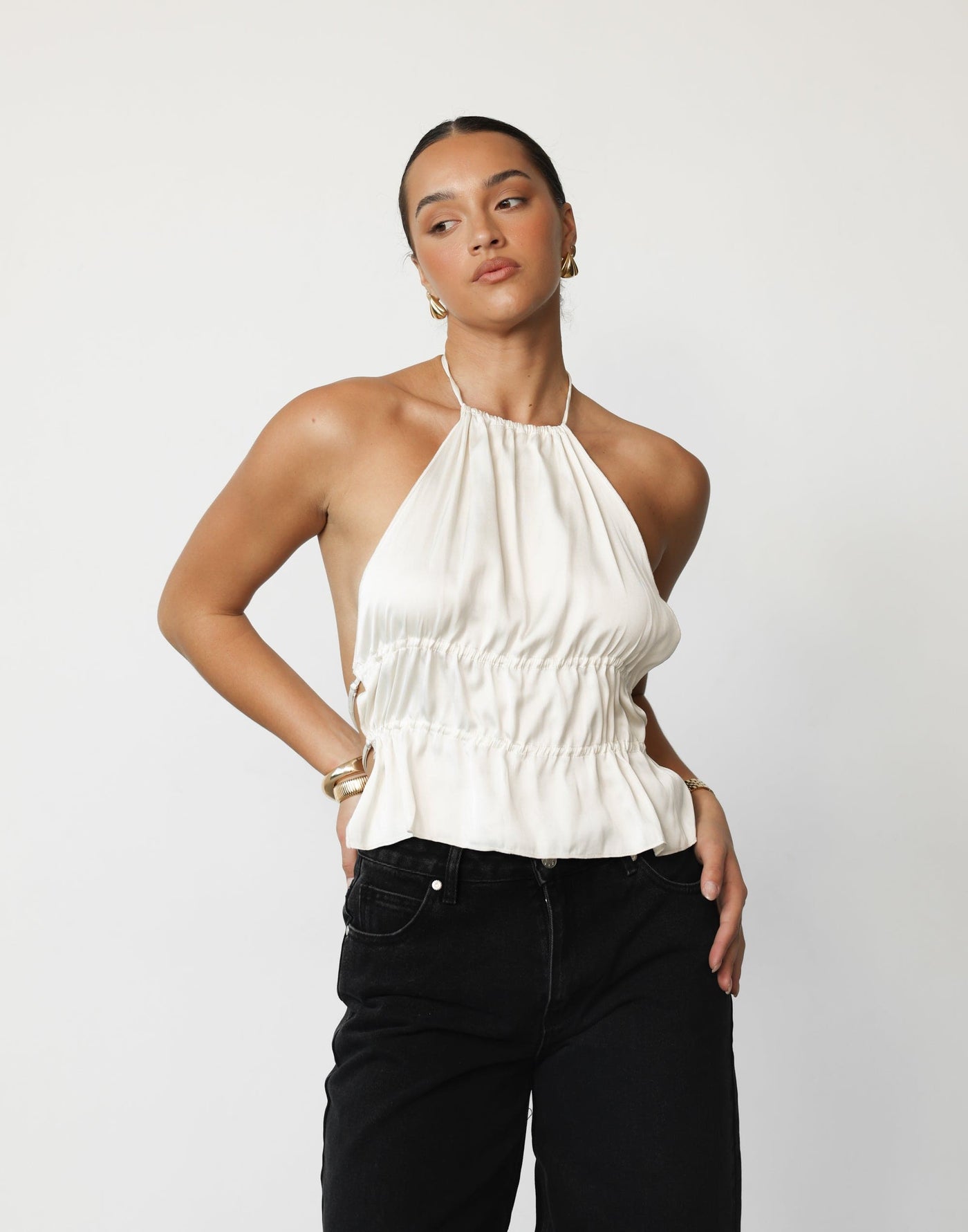 Legacy Halter Top (Ivory) - By Lioness - - Women's Top - Charcoal Clothing