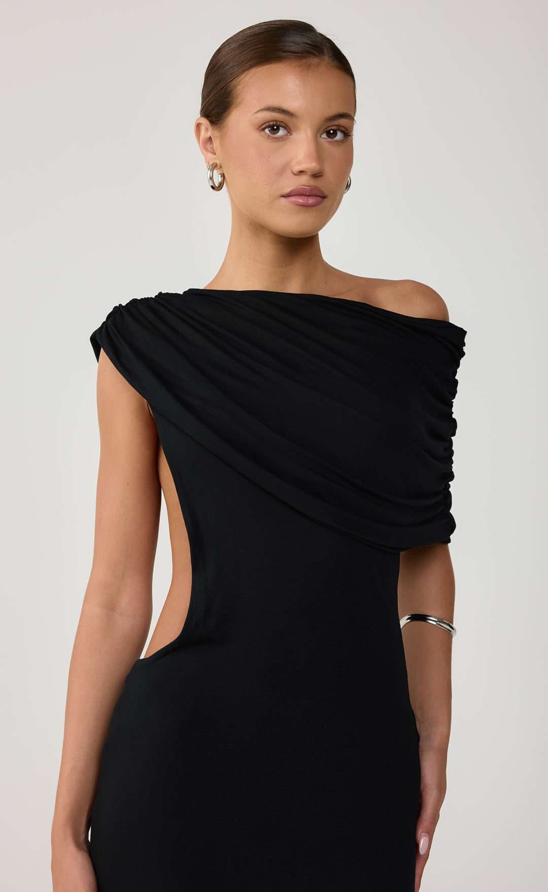 alissa formal dress black Alissa Halter Mini Dress main image 1