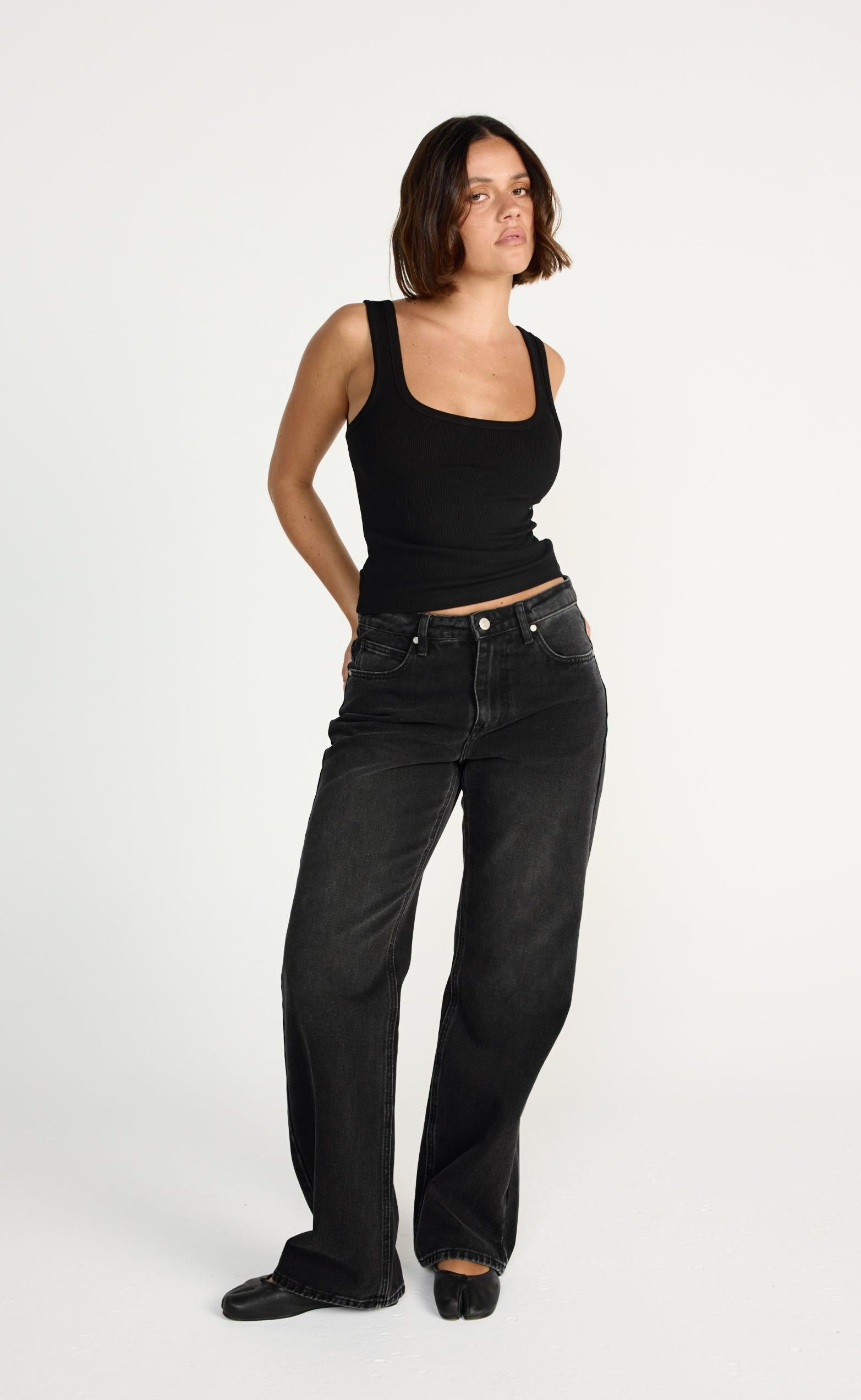  - Women's Top - Charcoal Clothing