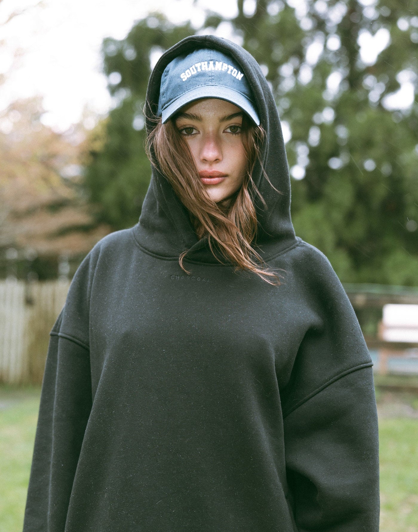 Noah Hoodie (Black) | CHARCOAL Exclusive - Oversized Dual Pocket Fleece Lined Hoodie - Women's Top - Charcoal Clothing