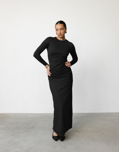 Manon Maxi Dress (Black) | CHARCOAL Exclusive - - Women's Dress - Charcoal Clothing