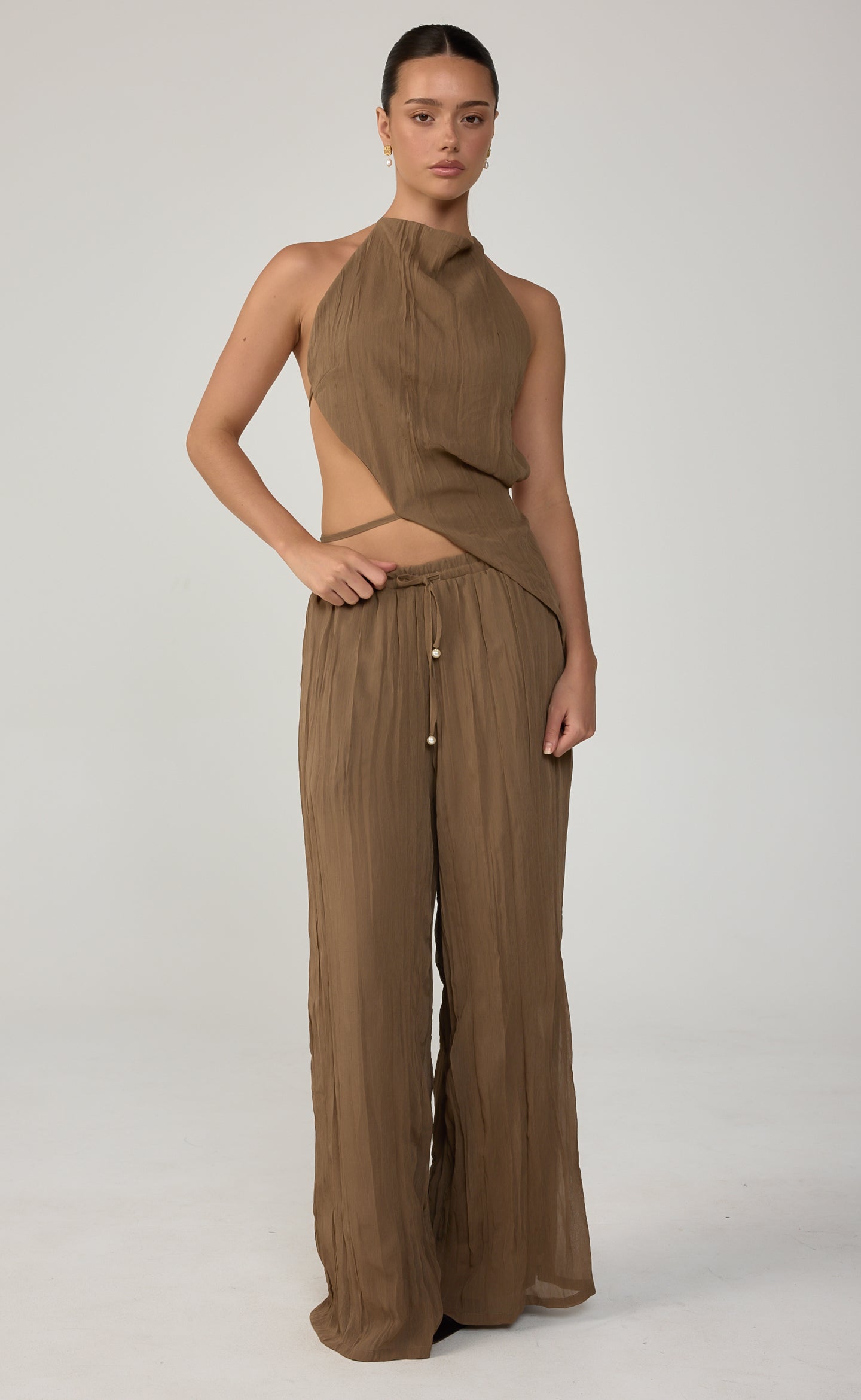 Cosmera Pants Cedar - Charcoal Clothing