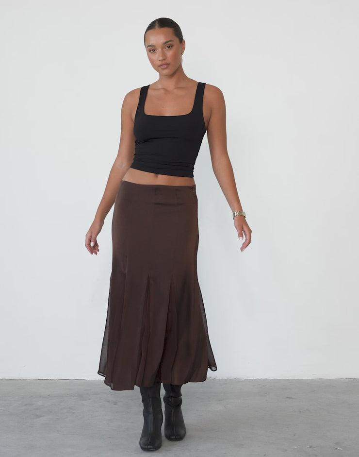 rose maxi skirt