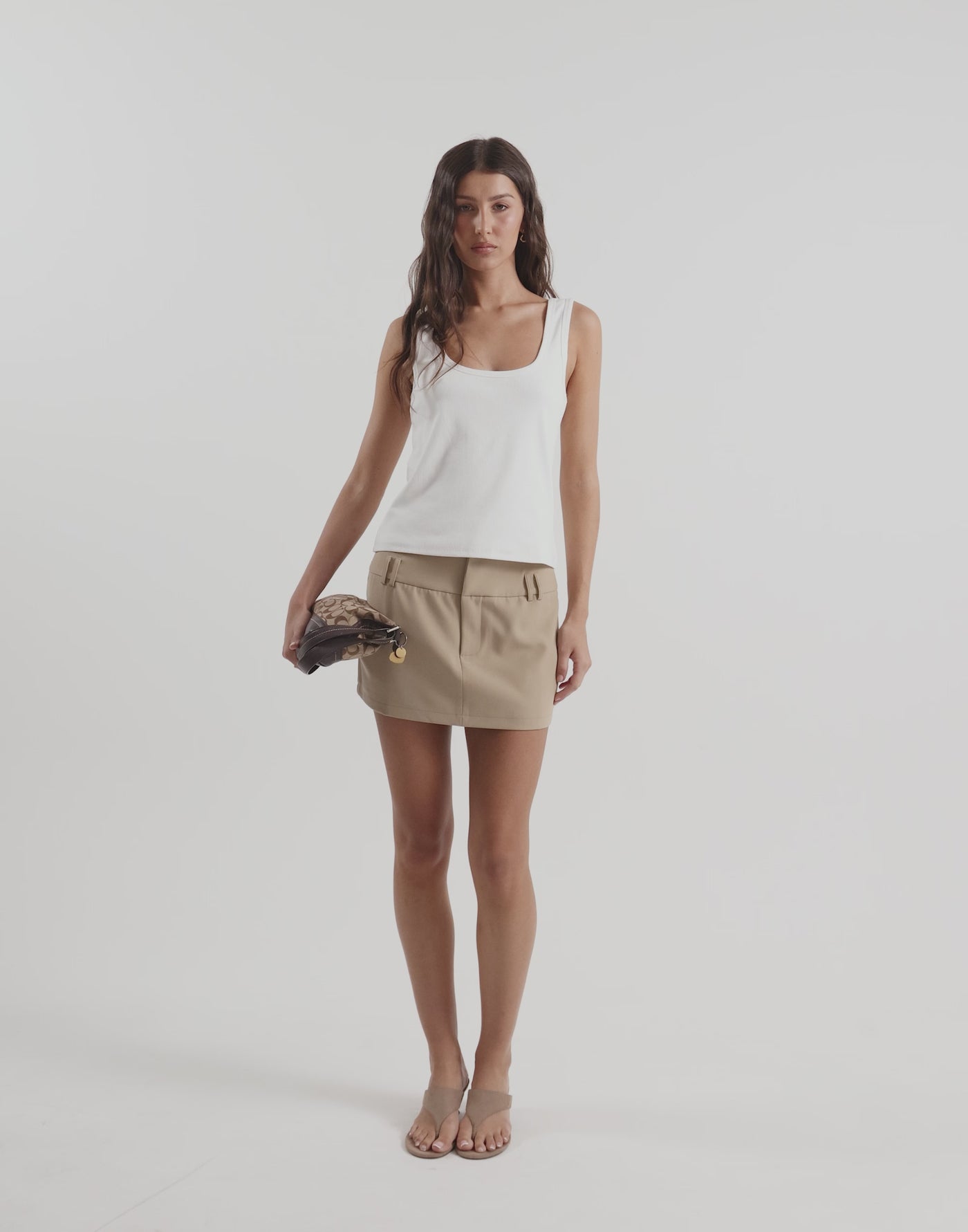 Dillon Mini Skirt (Honey)