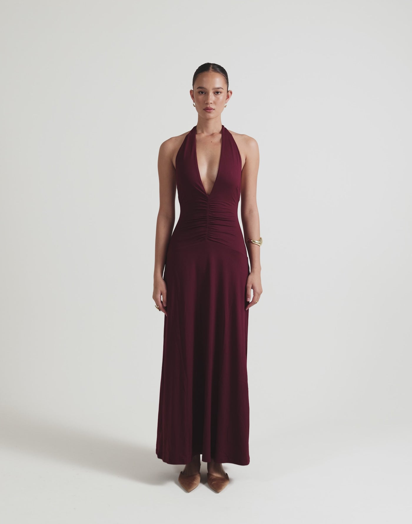 Araminta Maxi Dress (Plum)