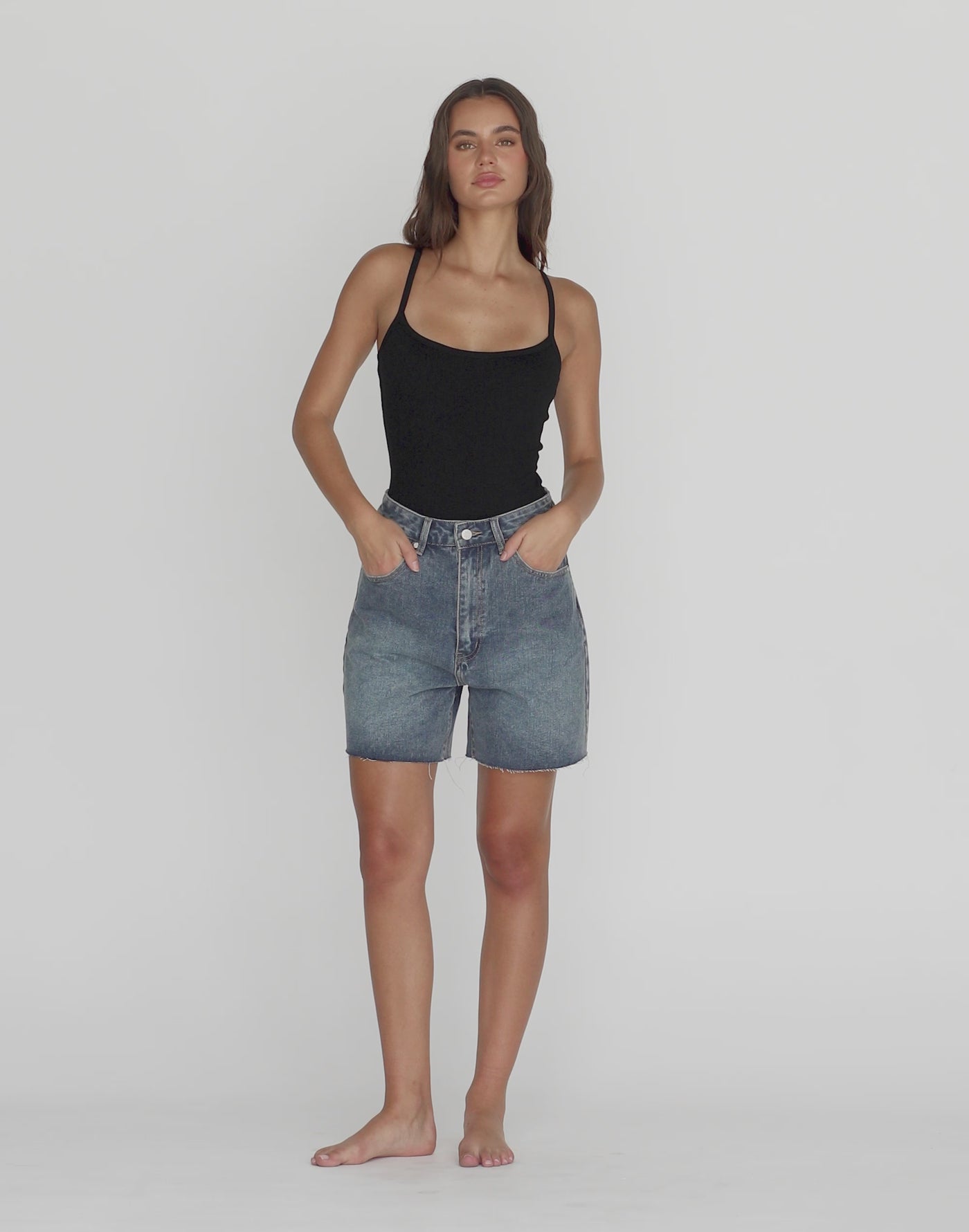 Jordan Denim Shorts (Faded)