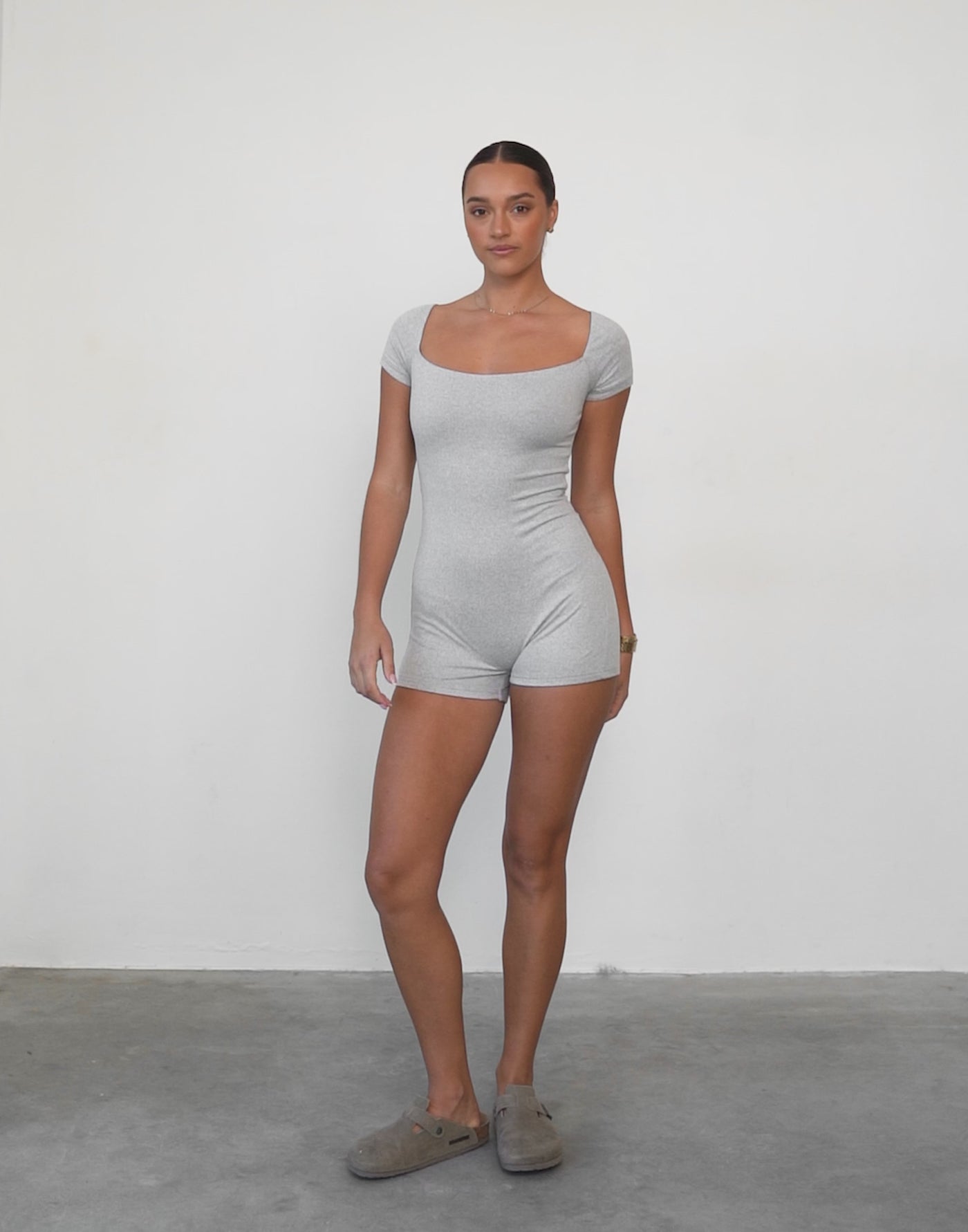 Nailea Playsuit (Grey Marle)