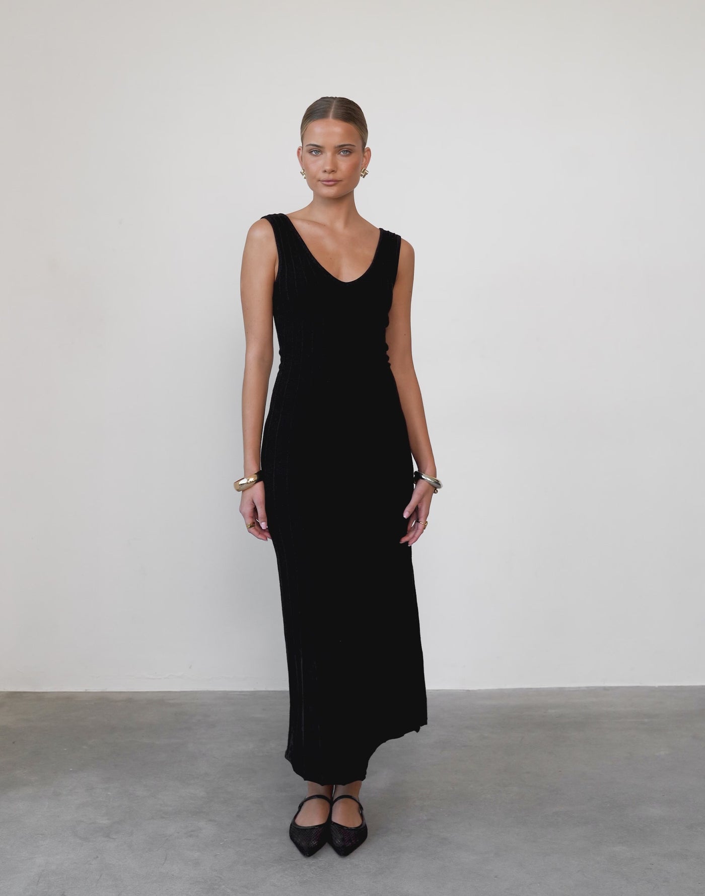 Aurelia Maxi Dress (Black)