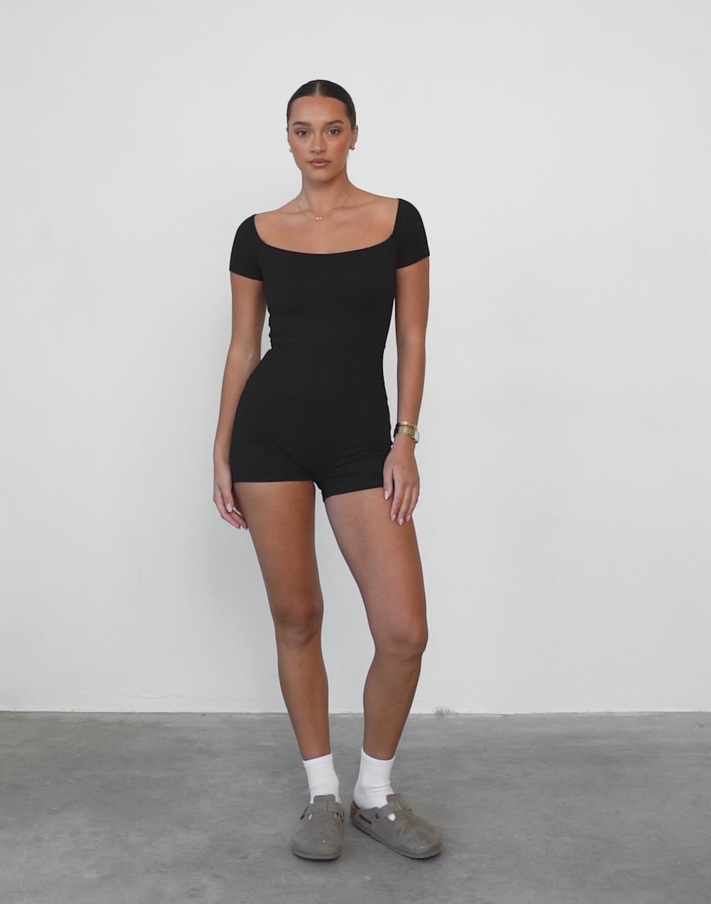 Nailea Playsuit (Black)