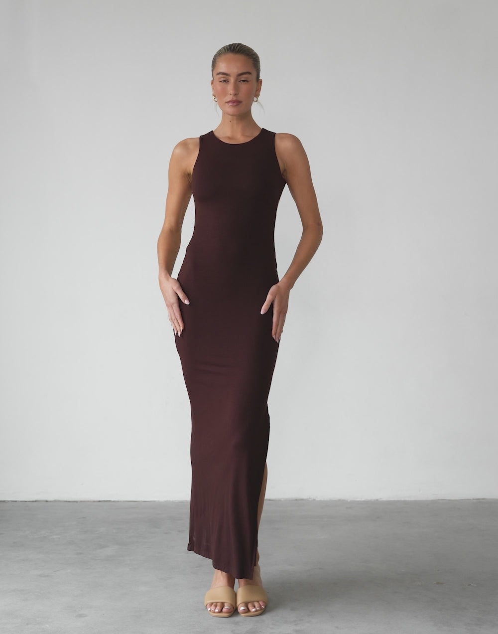 Forget It Maxi Dress (Cocoa)