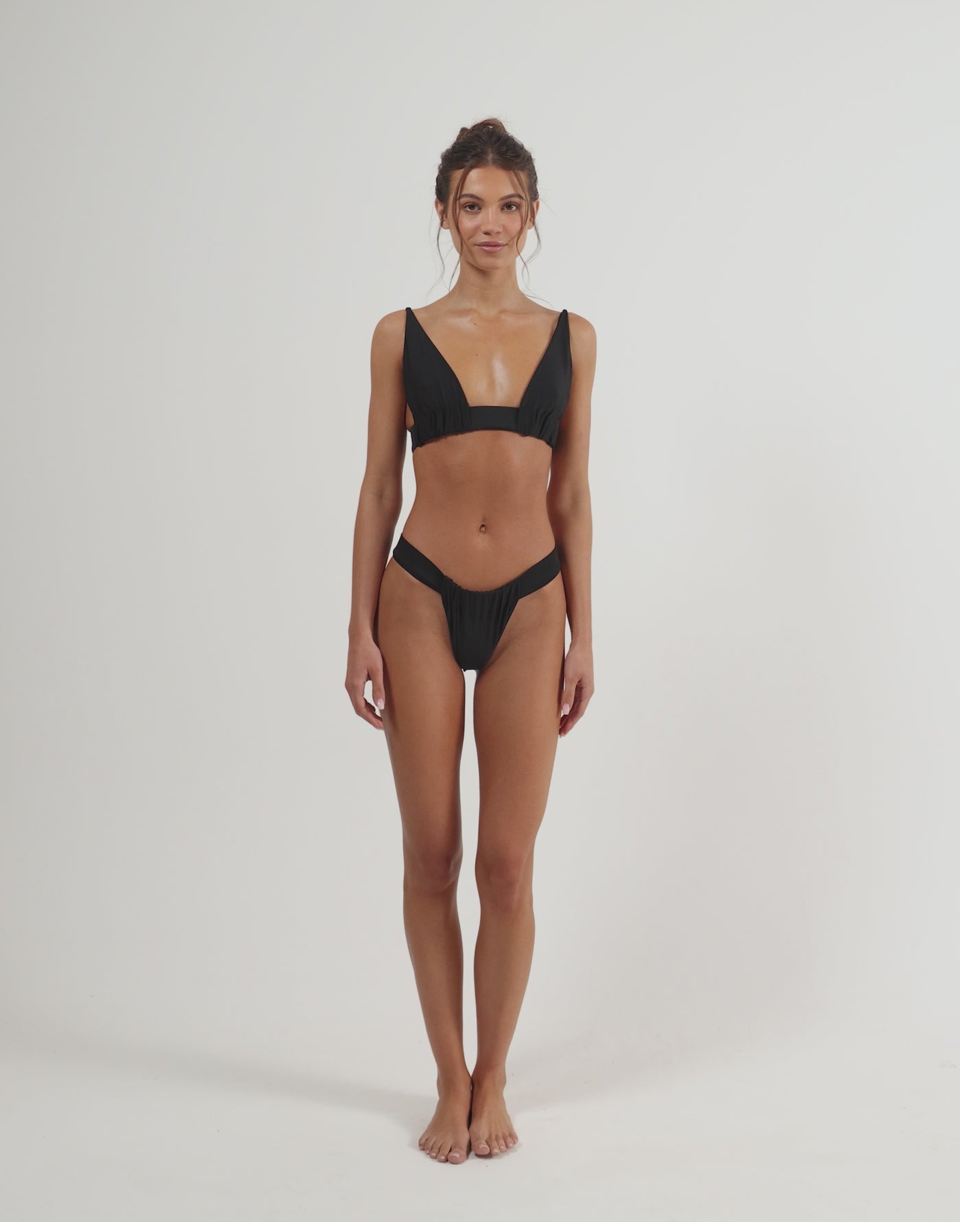 Carla Bikini Bottoms (Black)