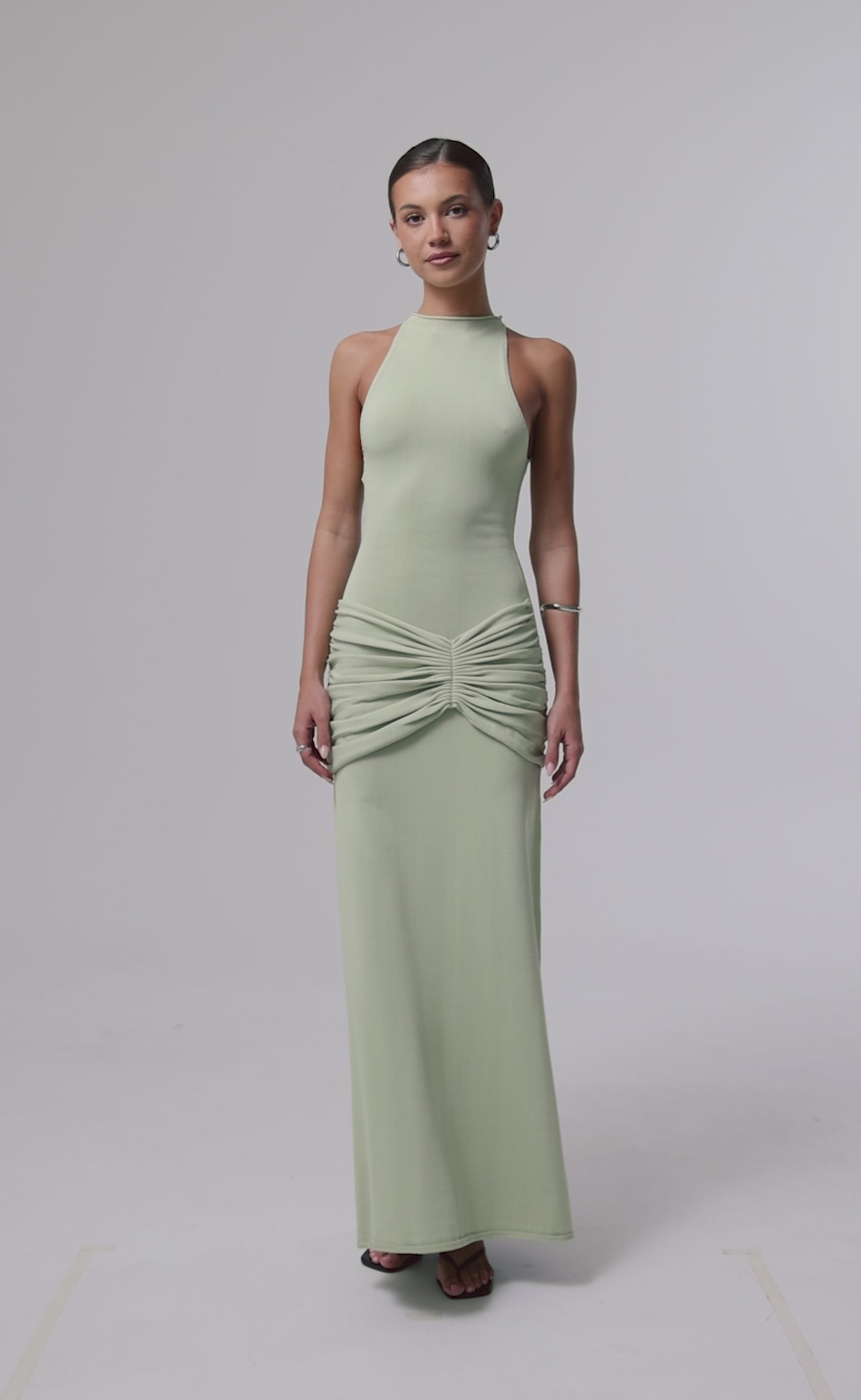 diana sleeveless maxi dress Diana Maxi Dress (Sage) – CHARCOAL