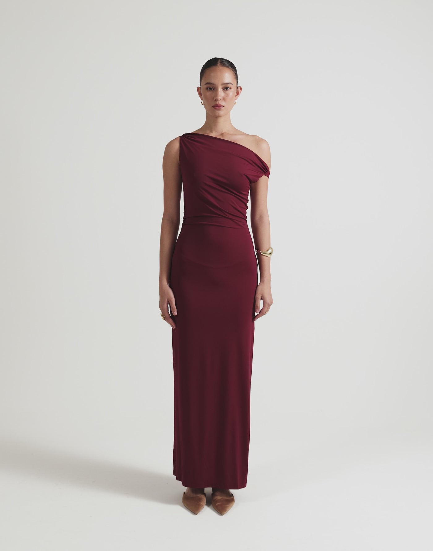 Keegan Maxi Dress (Plum)